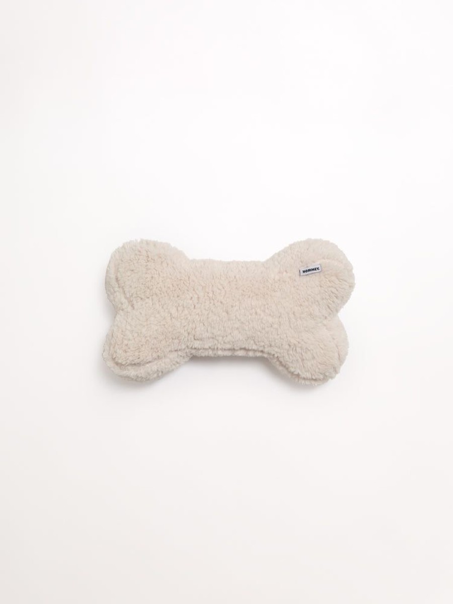 Pet Hommey | Faux Fur Bone Pillow Marshmallow