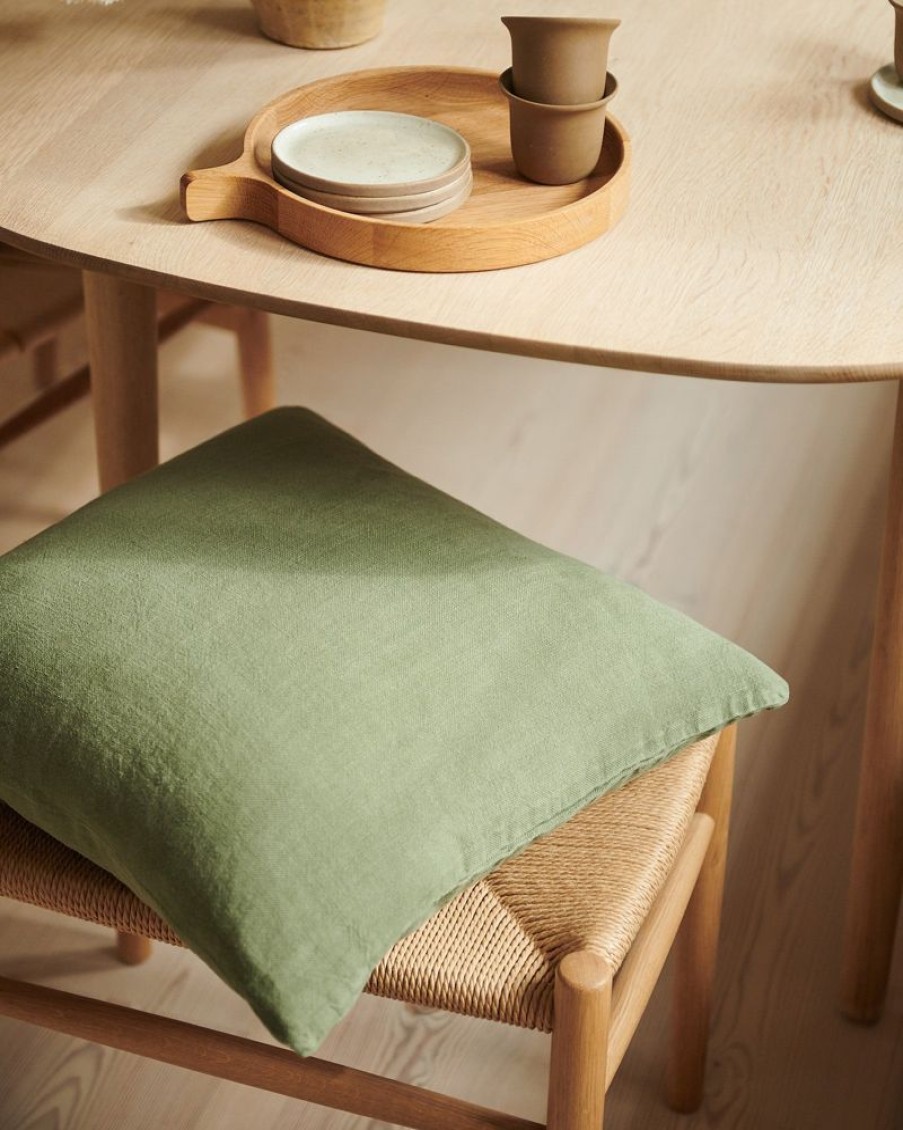 Cushions Hommey | Cushion - Essential Linen Moss (Cover Only)