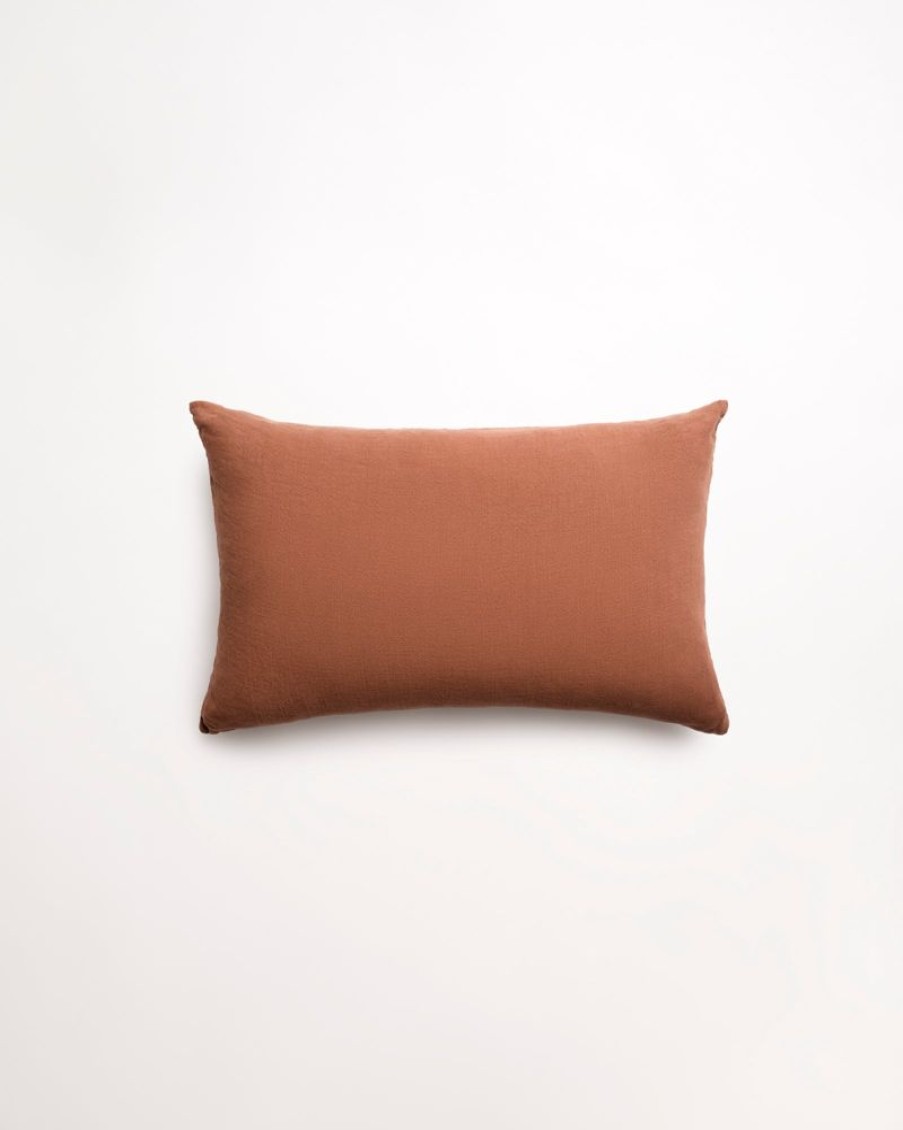 Cushions Hommey | Cushion - Lumbar Linen Rust (Cover Only)