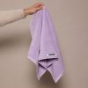 Bathroom Hommey | 2 Pack Hand Towel - Purple | Super Plush 100% Cotton Bathroom Hand Towel 50Cm X 80Cm Lavender