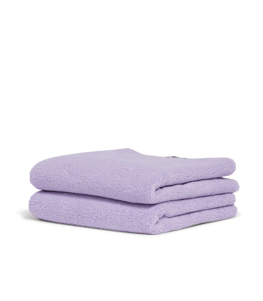 Bathroom Hommey | 2 Pack Hand Towel - Purple | Super Plush 100% Cotton Bathroom Hand Towel 50Cm X 80Cm Lavender