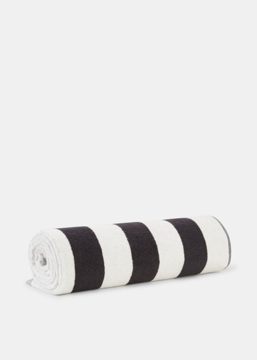 Bathroom Hommey | Hommey X Harrolds Towels Liquorice Stripes