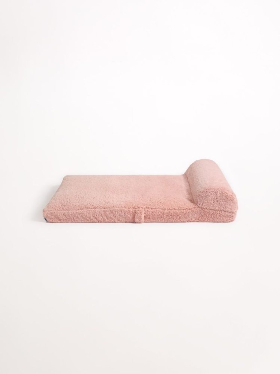 Pet Hommey | Hommey Faux Fur Dog Bed - Pink | Durable, Thick, Washable & Orthopaedic Pet Bed