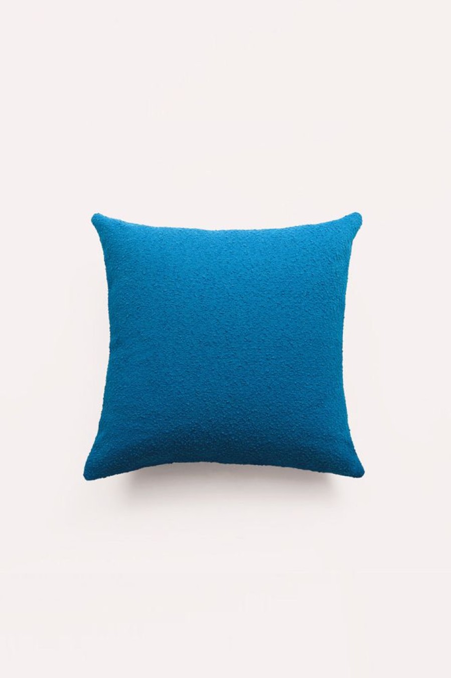 Cushions Hommey | Large Blue Boucle Cushion | 63Cm X 63Cm European Pillow For Sofas Pacific Cushion