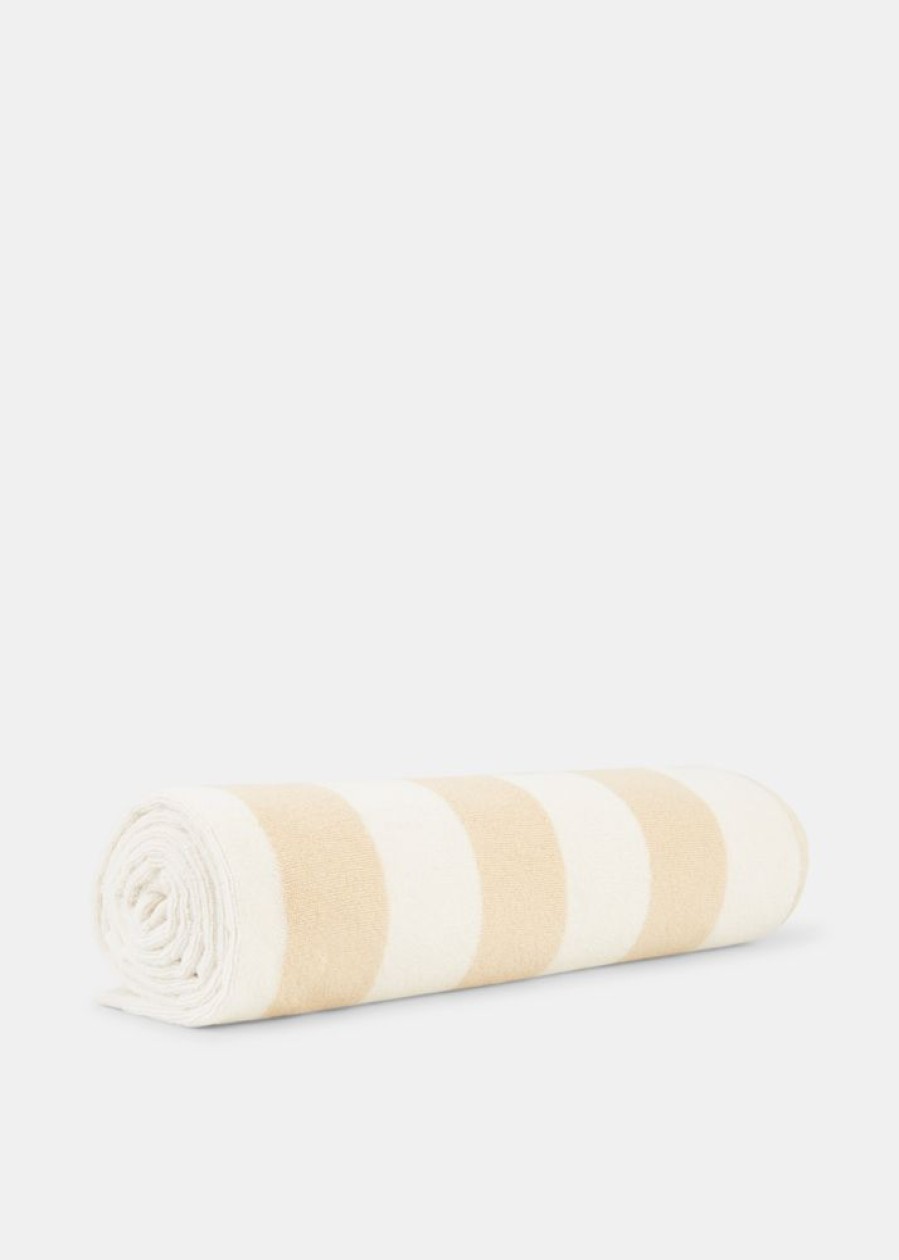 Bathroom Hommey | Hommey X Harrolds Towels Biscotti Stripes