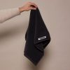 Bathroom Hommey | 2 Pack Hand Towel Black | Super Plush 100% Cotton Bathroom Hand Towel 50Cm X 80Cm Charcoal