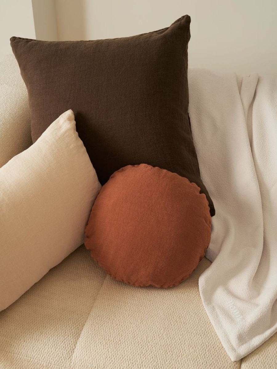 Cushions Hommey | Cushion - Junior Linen Rust (Cover Only)