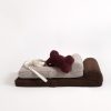 Pet Hommey | Faux Fur Bone Pillow Cherry