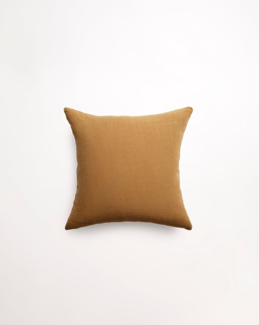 Cushions Hommey | Cushion - Essential Linen Ochre (Cover Only)